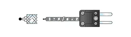 Sonda de fio para altas temperaturas de 10 m 