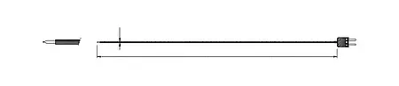 Sonda de temperatura de fio 