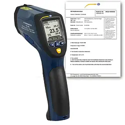 Termômetro infravermelho - inclui certificado de calibração ISO