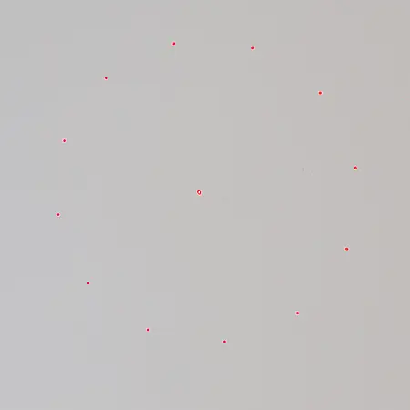Termômetro infravermelho Laser circular