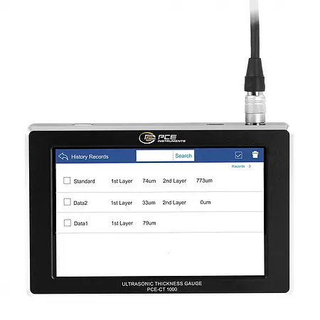 Verificador de material - Display