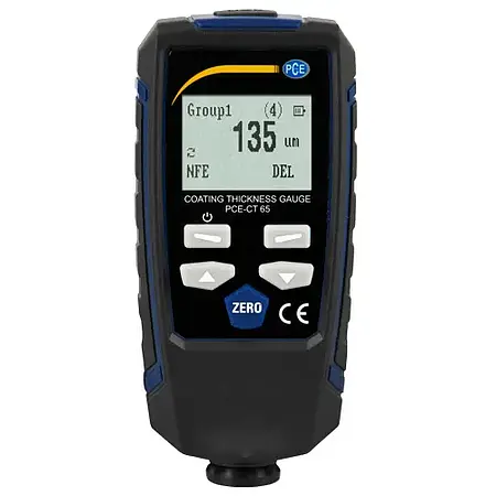 Verificador de superfície - Vista frontal 