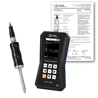 Acelerômetro PCE-VT 3900S-ICA incl. certificado de calibração ISO 