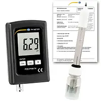 Analisador de água - incl. certificado de calibração ISO