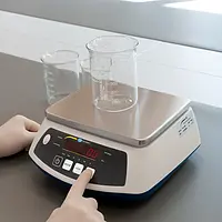 Balança de mesa Imagem de uso