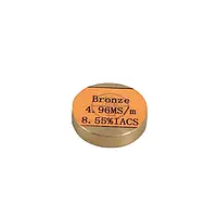 Calibração padrão para condutividade de bronze