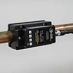 Caudalímetro ultra-sônico de instalação fixa - Imagem de uso