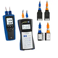 Caudalímetro + registrador de dados de temperatura