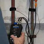 Caudalímetro ultra-sônico - Imagem de uso