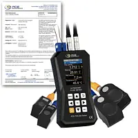 Caudalímetro ultra-sônico PCE-TDS 200+ SM-ICA incl. certificado de calibração ISO 