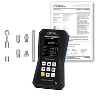Dinamômetro PCE-DFG 10 X-ICA incl. certificado de calibração ISO 