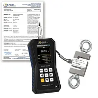 Dinamômetro PCE-DFG 1K X incl. certificado de calibração ISO 