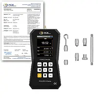 Dinamômetro PCE-DFG 20 X-ICA incl. certificado de calibração ISO 