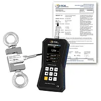 Dinamômetro PCE-DFG 2K5 X-ICA incl. certificado de calibração ISO 