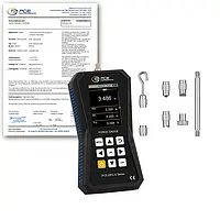 Dinamômetro PCE-DFG 5 X-ICA incl. certificado de calibração ISO 