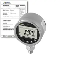 Manômetro incl. certificado de calibração ISO