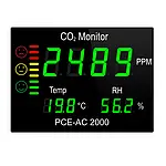 Medidor de CO2 - Alto nível de concentração de CO2