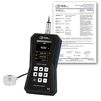 Medidor de força PCE-DFG 5K XF-ICA incl. certificado de calibração ISO 