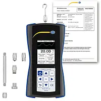 Medidor de força - incl. certificado de calibração ISO
