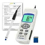 Medidor de pH - inclui certificado de calibração ISO