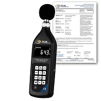 Medidor de prevenção e segurança no trabalho PCE-ISM 10ILEQ-ICA incl. certificado de calibração ISO 