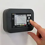 Medidor de temperatura - Imagem de uso