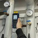 Medidor de temperatura  - Imagem de uso