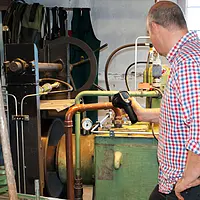 Medidor de temperatura - Imagem de uso