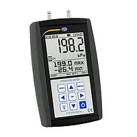 Medidor de vento de tubo Pitot - Vista frontal