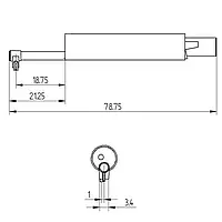Sensor para superfícies curvas
