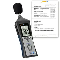 Sonômetro com certificado de calibração ISO