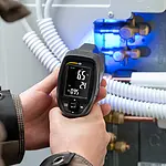 Termômetro infravermelho - Imagem de uso