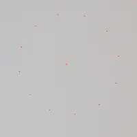 Termômetro infravermelho Laser circular