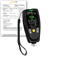 Verificador de superfícies inclui certificado de calibração ISO