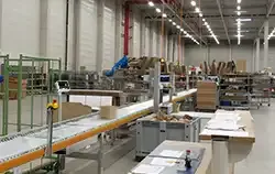 Konveyör Hattında Kullanılan Paket Terazisi.