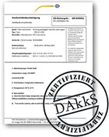 TürkAk Standartlarında Kalibrasyon Sertifikası 
