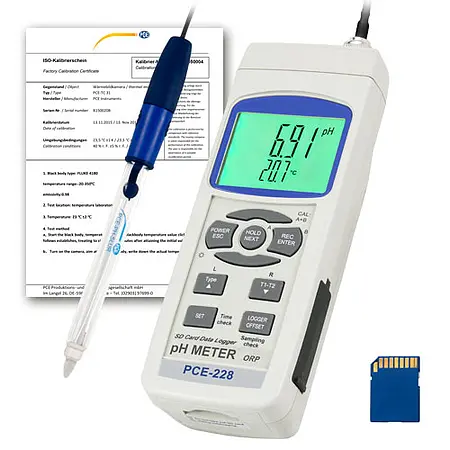 Çamur için pH Metre PCE-228SLUR-ICA