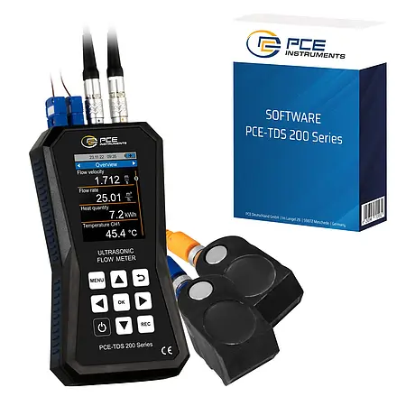 Akış Hızı Ölçer PCE-TDS 200+ M-SW-KIT