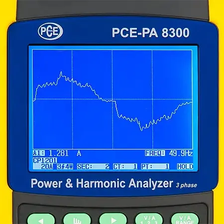 Akım Pensi PCE-PA 8300 Ekranı