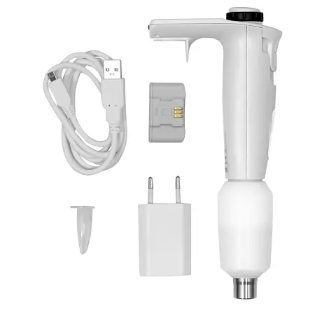 Elektronik Pipet Teslimat içeriği