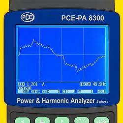 Güç Ölçer / Güç Metre PCE-PA 8300 Ekranı