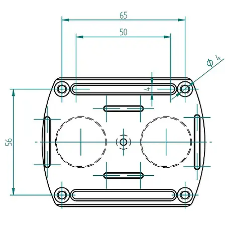 PCE-VDL Serisi için Opsiyonel Montaj Plakası PCE-VDL MNT