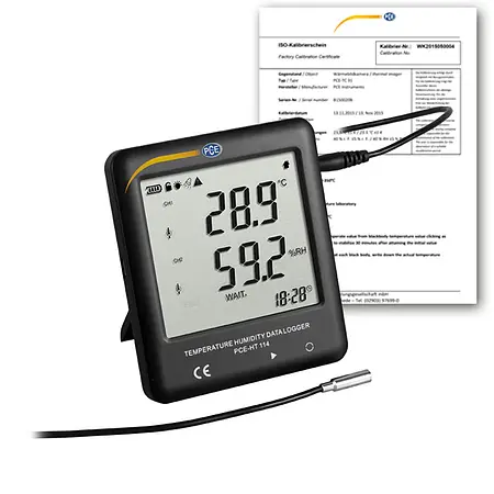 Sıcaklık ve Nem Data Logger PCE-HT 114-ICA