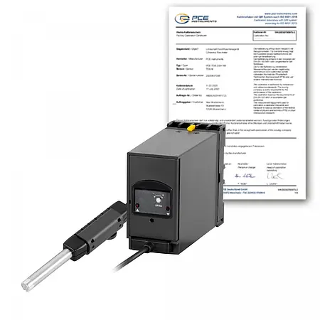 Ses Ölçüm Cihazı PCE-SLT-TRM-24V-ICA ISO Kalibrasyon Sertifikası dahil
