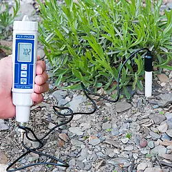 Tarım Ölçüm Cihazı PCE-PH20S Toprak için pH Metre