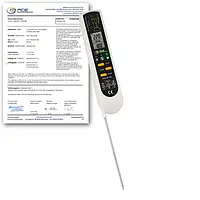 Çubuk Termometre PCE-IR 100-ICA ISO Kalibrasyon Sertifikası dahil