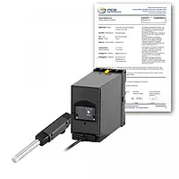 Desibelmetre PCE-SLT-TRM-24V-ICA ISO Kalibrasyon Sertifikası dahil 