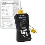 Dört-Kanallı Dijital Termometre PCE-T 420-ICA ISO Kalibrasyon Sertifikası dahil