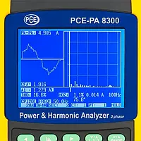 Elektrik Test Cihazı PCE-PA 8300 Ekranı