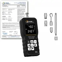 Gerginlik Ölçer PCE-FM 50N-ICA ISO Kalibrasyon Sertifikası dahil 